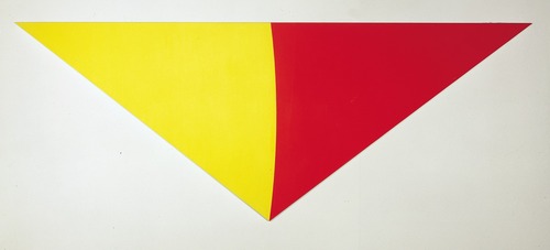 "Yellow-red curve", un autre tableau de Ellsworth Kelly